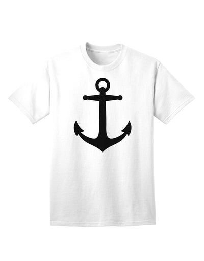 Stylish Nautical Sailor Anchor Adult T-Shirt for Fashion-Forward Individuals-Mens T-shirts-TooLoud-White-Small-Davson Sales