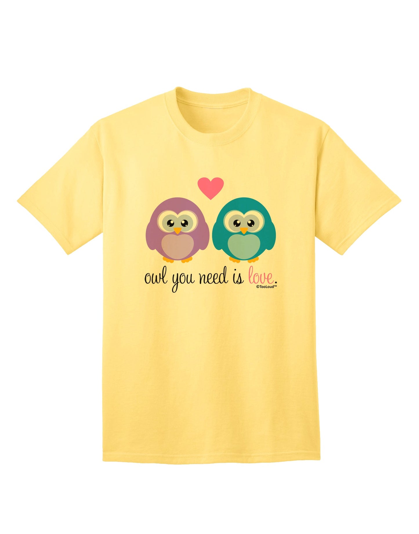 Stylish Owl-themed Adult T-Shirt by TooLoud - A Must-Have for Ecommerce Enthusiasts-Mens T-shirts-TooLoud-Yellow-Small-Davson Sales