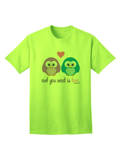 Stylish Owl-themed Adult T-Shirt by TooLoud - A Must-Have for Ecommerce Enthusiasts-Mens T-shirts-TooLoud-Neon-Green-Small-Davson Sales