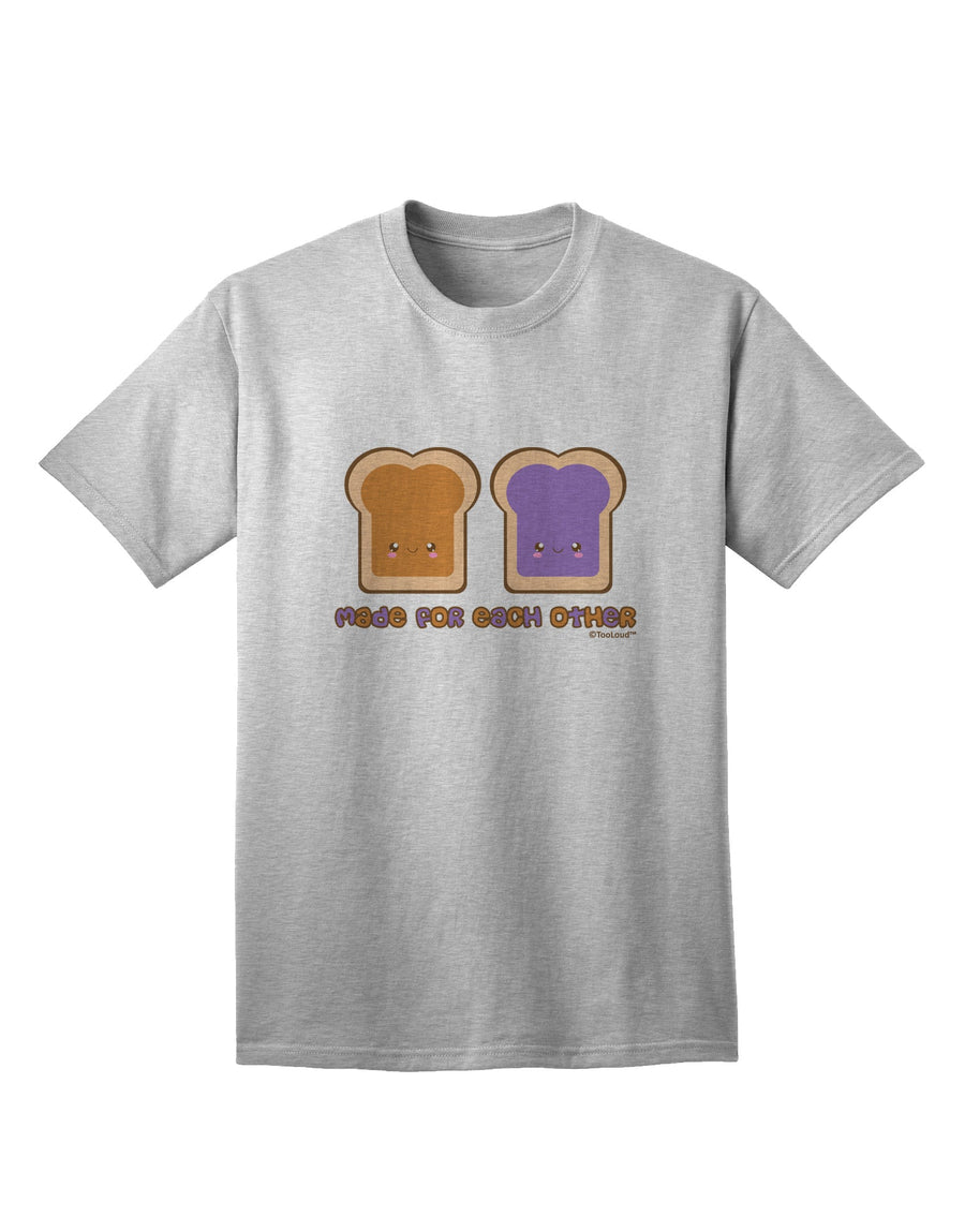 Stylish PB and J Design - Perfectly Matched Adult T-Shirt by TooLoud-Mens T-shirts-TooLoud-White-Small-Davson Sales