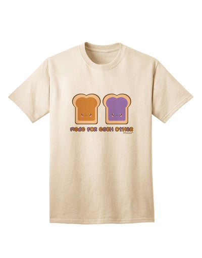 Stylish PB and J Design - Perfectly Matched Adult T-Shirt by TooLoud-Mens T-shirts-TooLoud-Natural-Small-Davson Sales