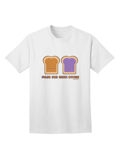 Stylish PB and J Design - Perfectly Matched Adult T-Shirt by TooLoud-Mens T-shirts-TooLoud-White-Small-Davson Sales