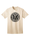 Stylish Pi Pie Adult T-Shirt for Math Enthusiasts-Mens T-shirts-TooLoud-Natural-Small-Davson Sales