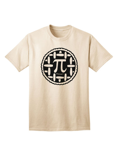 Stylish Pi Pie Adult T-Shirt for Math Enthusiasts-Mens T-shirts-TooLoud-Natural-Small-Davson Sales