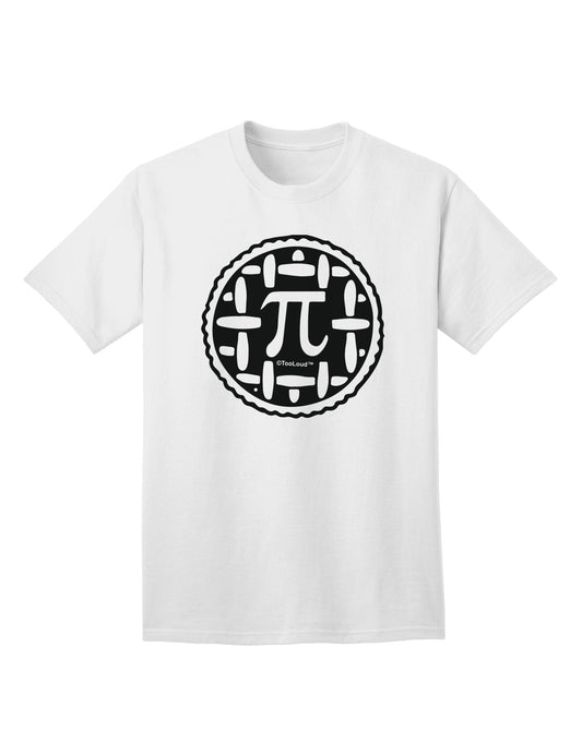 Stylish Pi Pie Adult T-Shirt for Math Enthusiasts-Mens T-shirts-TooLoud-White-Small-Davson Sales