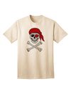 Stylish Pirate Skull Adult T-Shirt for the Fashion-forward Individual-Mens T-shirts-TooLoud-Natural-Small-Davson Sales