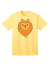 Stylish Pomeranian Dog Adult T-Shirt by TooLoud-Mens T-shirts-TooLoud-Yellow-Small-Davson Sales