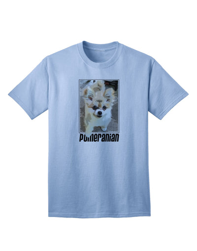 Stylish Pomeranian Step Out Adult T-Shirt - A Must-Have for Dog Lovers, Exclusively by TooLoud-Mens T-shirts-TooLoud-Light-Blue-Small-Davson Sales