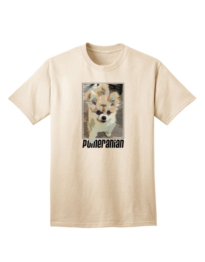 Stylish Pomeranian Step Out Adult T-Shirt - A Must-Have for Dog Lovers, Exclusively by TooLoud-Mens T-shirts-TooLoud-Natural-Small-Davson Sales