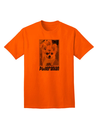 Stylish Pomeranian Step Out Adult T-Shirt - A Must-Have for Dog Lovers, Exclusively by TooLoud-Mens T-shirts-TooLoud-Orange-Small-Davson Sales