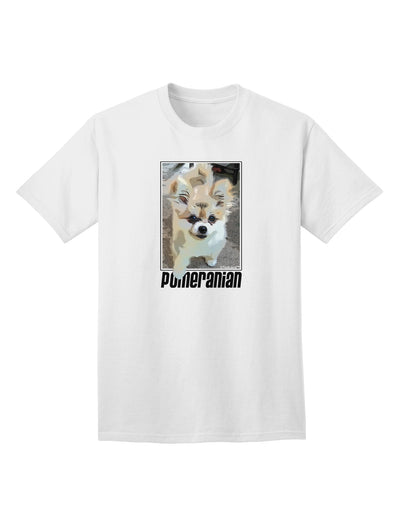 Stylish Pomeranian Step Out Adult T-Shirt - A Must-Have for Dog Lovers, Exclusively by TooLoud-Mens T-shirts-TooLoud-White-Small-Davson Sales