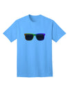 Stylish Pride Rainbow Glasses Adult T-Shirt by TooLoud-Mens T-shirts-TooLoud-Aquatic-Blue-Small-Davson Sales