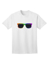 Stylish Pride Rainbow Glasses Adult T-Shirt by TooLoud-Mens T-shirts-TooLoud-White-Small-Davson Sales