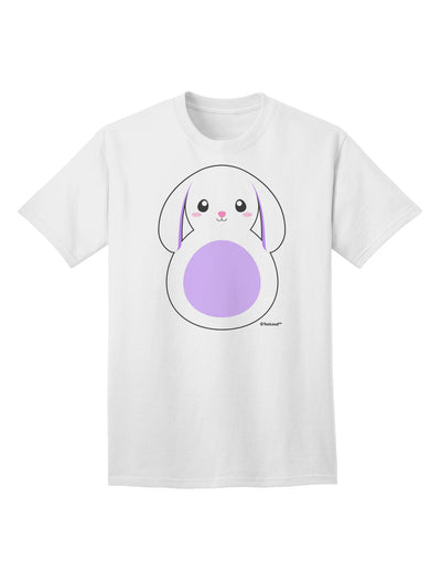 Stylish Purple Adult T-Shirt featuring Adorable Bunny with Floppy Ears by TooLoud-Mens T-shirts-TooLoud-White-Small-Davson Sales