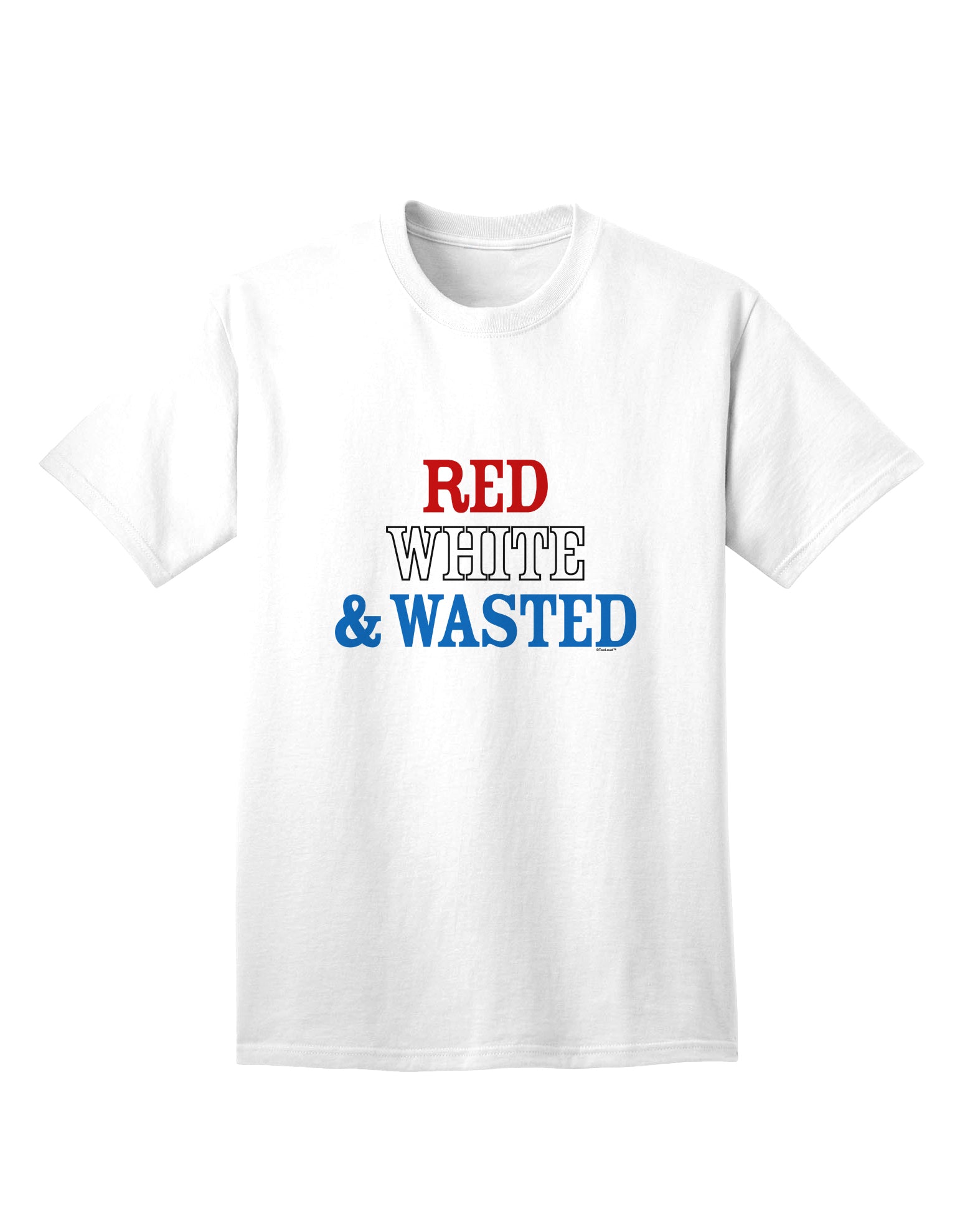 Stylish Red and White Adult T-Shirt for a Fashionable Look-Mens T-shirts-TooLoud-White-Small-Davson Sales