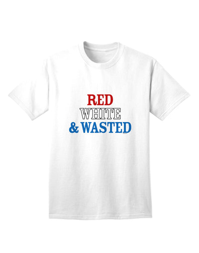 Stylish Red and White Adult T-Shirt for a Fashionable Look-Mens T-shirts-TooLoud-White-Small-Davson Sales