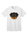 Stylish Rottweiler Dog Adult T-Shirt by TooLoud-Mens T-shirts-TooLoud-White-Small-Davson Sales