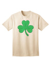 Stylish Shamrock Vector Design Adult T-Shirt Offered by TooLoud-Mens T-shirts-TooLoud-Natural-Small-Davson Sales