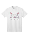 Stylish Snowwoman Couple Adult T-Shirt by TooLoud-Mens T-shirts-TooLoud-White-Small-Davson Sales