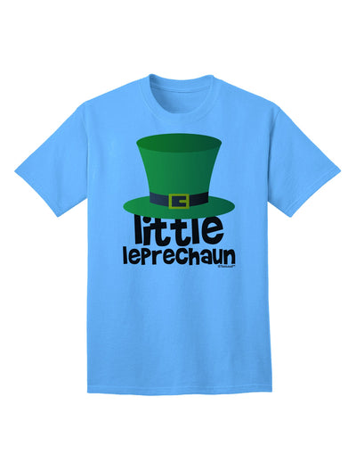 Stylish St. Patrick's Day Adult T-Shirt by TooLoud - Embrace the Spirit of the Little Leprechaun-Mens T-shirts-TooLoud-Aquatic-Blue-Small-Davson Sales