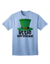 Stylish St. Patrick's Day Adult T-Shirt by TooLoud - Embrace the Spirit of the Little Leprechaun-Mens T-shirts-TooLoud-Light-Blue-Small-Davson Sales