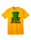 Stylish St. Patrick's Day Adult T-Shirt by TooLoud - Embrace the Spirit of the Little Leprechaun-Mens T-shirts-TooLoud-Gold-Small-Davson Sales