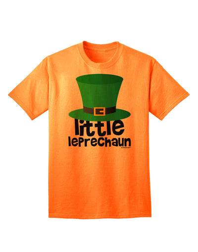 Stylish St. Patrick's Day Adult T-Shirt by TooLoud - Embrace the Spirit of the Little Leprechaun-Mens T-shirts-TooLoud-Neon-Orange-Small-Davson Sales