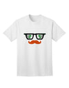 Stylish St. Patrick's Day Beer Glasses Design Adult T-Shirt by TooLoud-Mens T-shirts-TooLoud-White-Small-Davson Sales