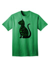 Stylish St. Patrick's Day Cat Adult T-Shirt by TooLoud for a Festive Celebration-Mens T-shirts-TooLoud-Kelly-Green-Small-Davson Sales