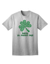 Stylish St. Patrick's Day Shamrock Adult T-Shirt with Captivating Design by TooLoud-Mens T-shirts-TooLoud-AshGray-Small-Davson Sales