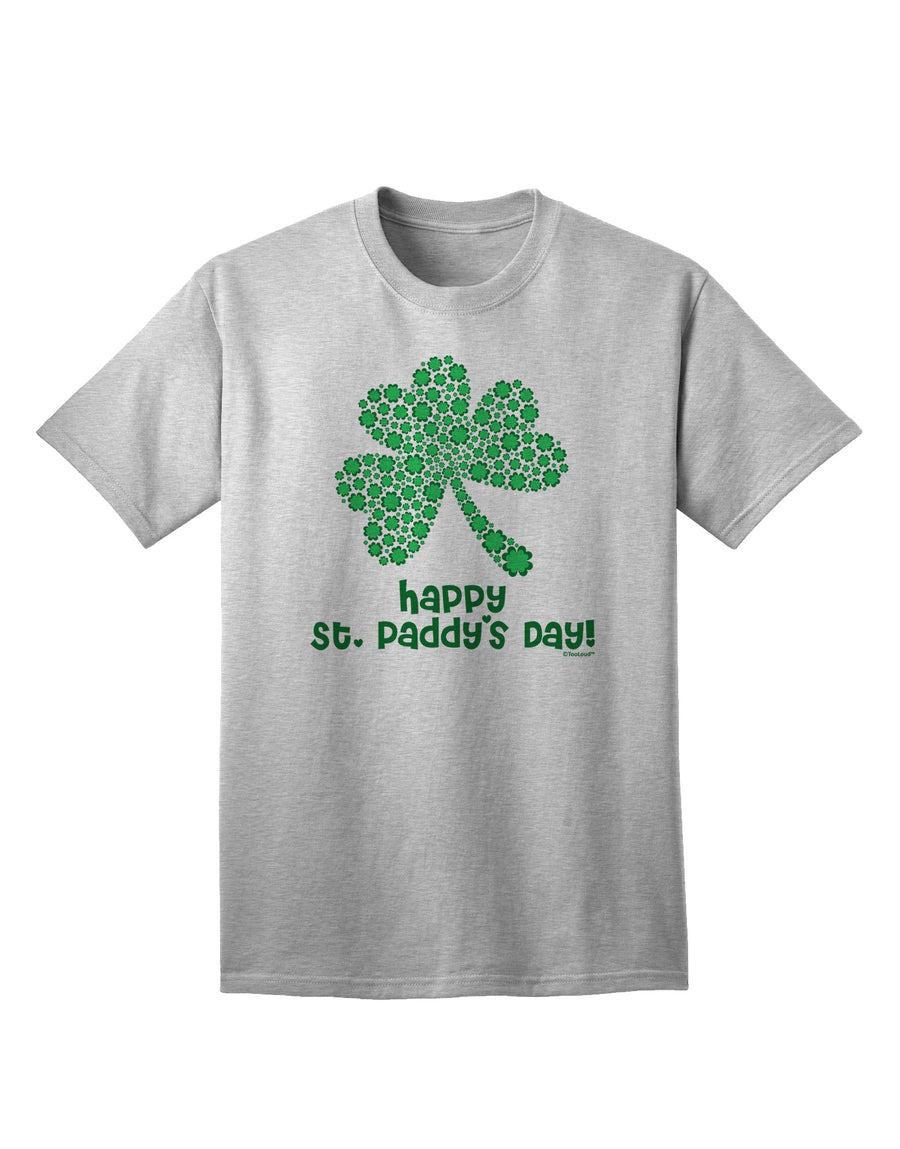 Stylish St. Patrick's Day Shamrock Adult T-Shirt with Captivating Design by TooLoud-Mens T-shirts-TooLoud-White-Small-Davson Sales