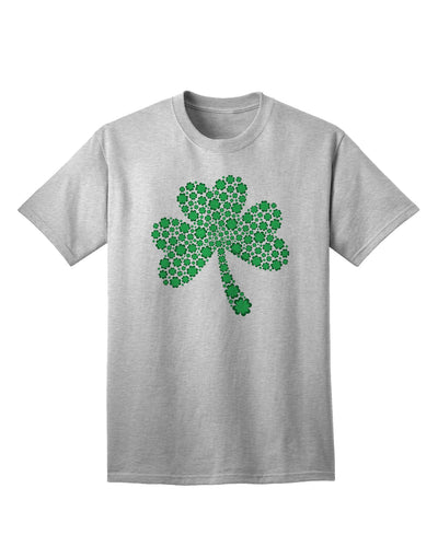 Stylish St. Patrick's Day Shamrock Design - Exquisite Shamrocks Adult T-Shirt by TooLoud-Mens T-shirts-TooLoud-AshGray-Small-Davson Sales