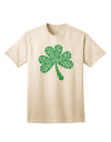 Stylish St. Patrick's Day Shamrock Design - Exquisite Shamrocks Adult T-Shirt by TooLoud-Mens T-shirts-TooLoud-Natural-Small-Davson Sales