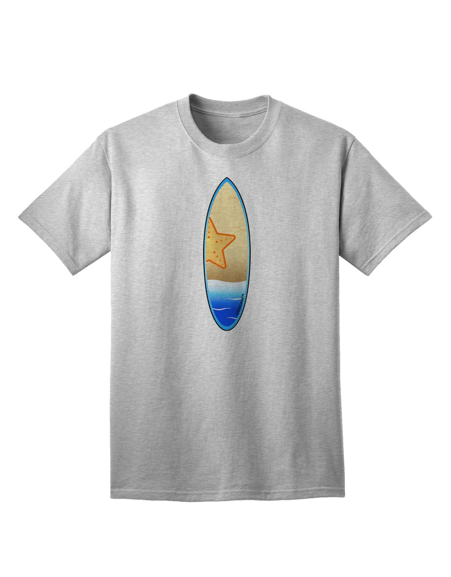 Stylish Starfish Surfboard Adult T-Shirt - A Must-Have for Surf Enthusiasts, Exclusively by TooLoud-Mens T-shirts-TooLoud-White-Small-Davson Sales