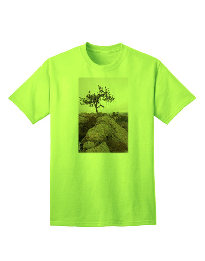 Stylish Stone Tree Colorado Adult T-Shirt by TooLoud for Fashion Enthusiasts-Mens T-shirts-TooLoud-Neon-Green-Small-Davson Sales