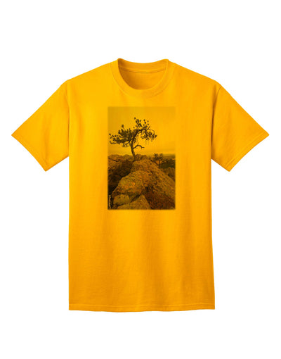 Stylish Stone Tree Colorado Adult T-Shirt by TooLoud for Fashion Enthusiasts-Mens T-shirts-TooLoud-Gold-Small-Davson Sales