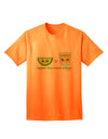 Stylish Tequila Shot and Lime Themed Adult T-Shirt - Perfectly Designed by TooLoud-Mens T-shirts-TooLoud-Neon-Orange-Small-Davson Sales