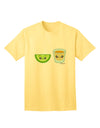 Stylish Tequila Shot and Lime Wedge Adult T-Shirt by TooLoud-Mens T-shirts-TooLoud-Yellow-Small-Davson Sales