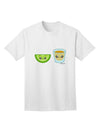 Stylish Tequila Shot and Lime Wedge Adult T-Shirt by TooLoud-Mens T-shirts-TooLoud-White-Small-Davson Sales