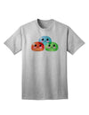 Stylish Trio Adult T-Shirt featuring Adorable RPG Slime Design by TooLoud-Mens T-shirts-TooLoud-AshGray-Small-Davson Sales