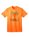 Stylish Trophy Husband Design Adult T-Shirt by TooLoud-Mens T-shirts-TooLoud-Neon-Orange-Small-Davson Sales