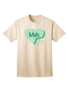 Stylish Valentine's Day Adult T-Shirt in Meh Candy Heart Green by TooLoud-Mens T-shirts-TooLoud-Natural-Small-Davson Sales