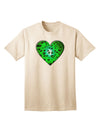 Stylish Water Droplet Heart Green Adult T-Shirt Offered by TooLoud-Mens T-shirts-TooLoud-Natural-Small-Davson Sales