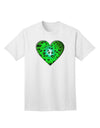 Stylish Water Droplet Heart Green Adult T-Shirt Offered by TooLoud-Mens T-shirts-TooLoud-White-Small-Davson Sales