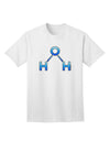 Stylish Water Molecule Adult T-Shirt by TooLoud for Fashion-forward Individuals-Mens T-shirts-TooLoud-White-Small-Davson Sales