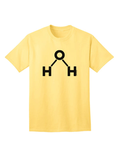 Stylish Water Molecule Text Adult T-Shirt by TooLoud for Fashion-forward Shoppers-Mens T-shirts-TooLoud-Yellow-Small-Davson Sales