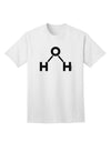 Stylish Water Molecule Text Adult T-Shirt by TooLoud for Fashion-forward Shoppers-Mens T-shirts-TooLoud-White-Small-Davson Sales