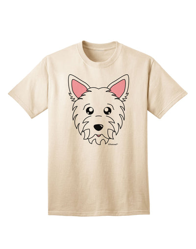 Stylish West Highland White Terrier Westie Dog Adult T-Shirt by TooLoud-Mens T-shirts-TooLoud-Natural-Small-Davson Sales