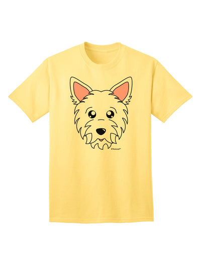 Stylish West Highland White Terrier Westie Dog Adult T-Shirt by TooLoud-Mens T-shirts-TooLoud-Yellow-Small-Davson Sales