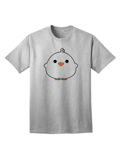 Stylish White Adult T-Shirt featuring Adorable Chick Design by TooLoud-Mens T-shirts-TooLoud-AshGray-Small-Davson Sales